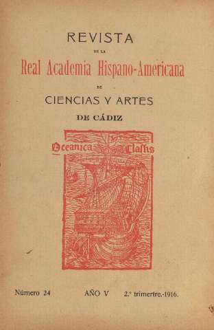 'Real Academia Hispano-Americana de Ciencias y Artes : revista ilustrada' - Número 24 - 1916 abril 1