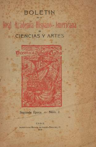 'Real Academia Hispano-Americana de Ciencias y Artes : revista ilustrada' - Número 2 - 1919 agosto 1