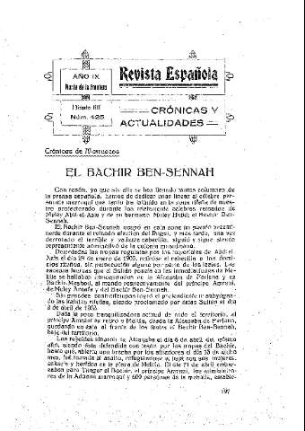 'Revista española' - Año IX Número 425 - 1922 diciembre 1