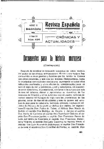 'Revista española' - Año X Número 436 - 1923 mayo 15