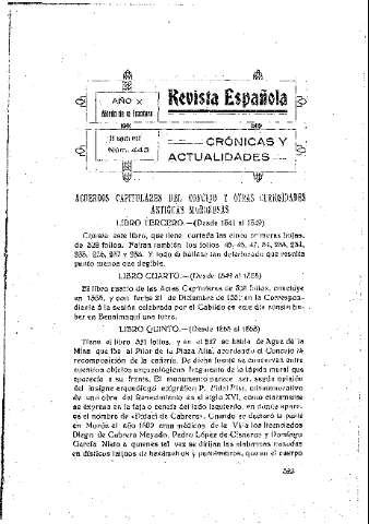 'Revista española' - Año X Número 443 - 1923 agosto 29