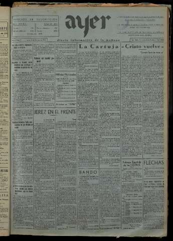 'Ayer : diario informativo de la mañana' - Año I Número 91 - 1936 octubre 22