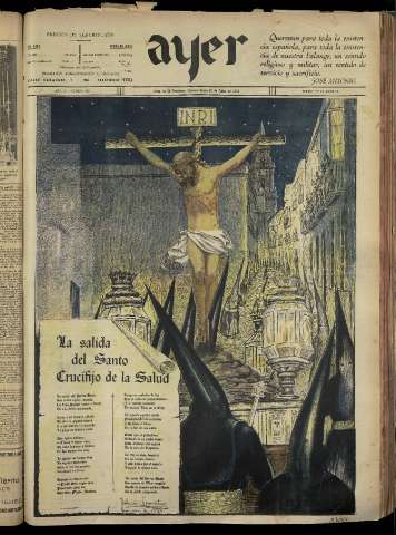 'Ayer : diario informativo de la mañana' - Año III Número 551 - 1938 abril 15
