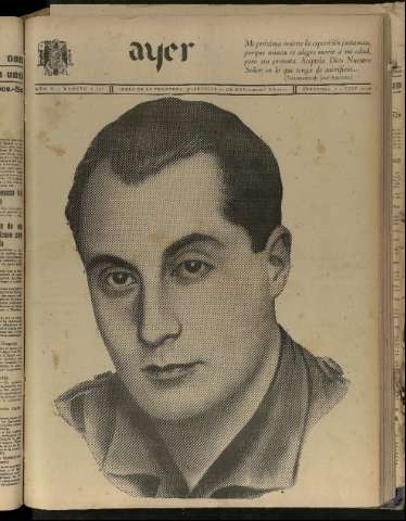 'Ayer : diario informativo de la mañana' - Año V Número 1357 - 1940 noviembre 20